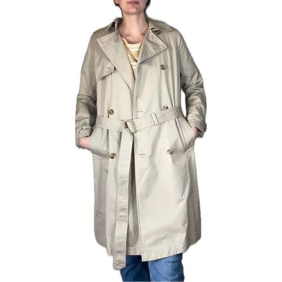 Gap Classic Trench Tan Women's Medium - Picture 1 of 8